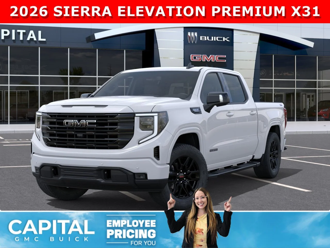 New 2026 Summit White GMC Elevation image 1