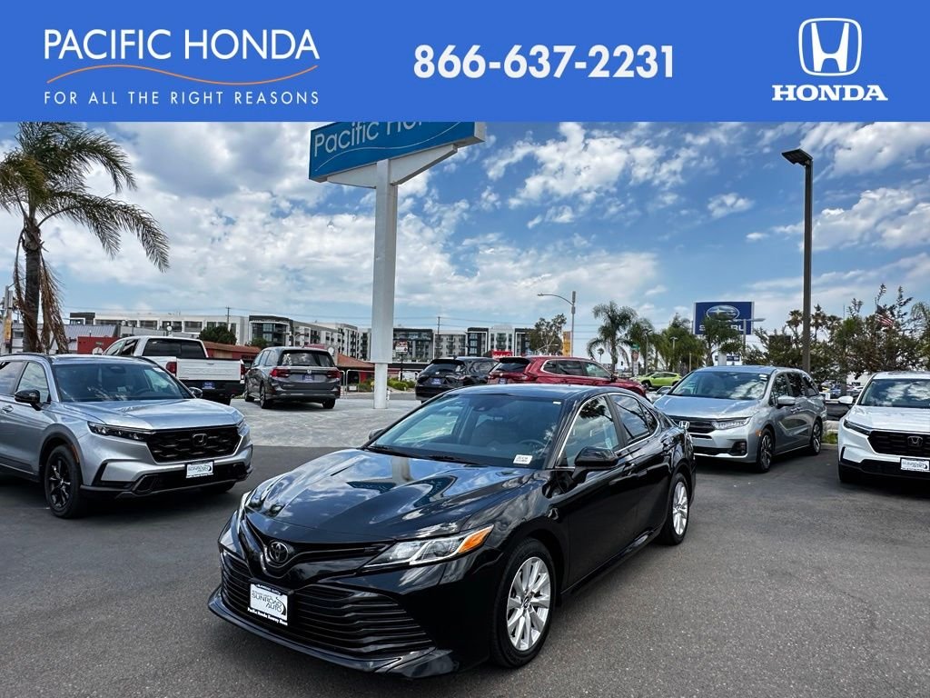 Used 2019 Black Toyota LE image 1
