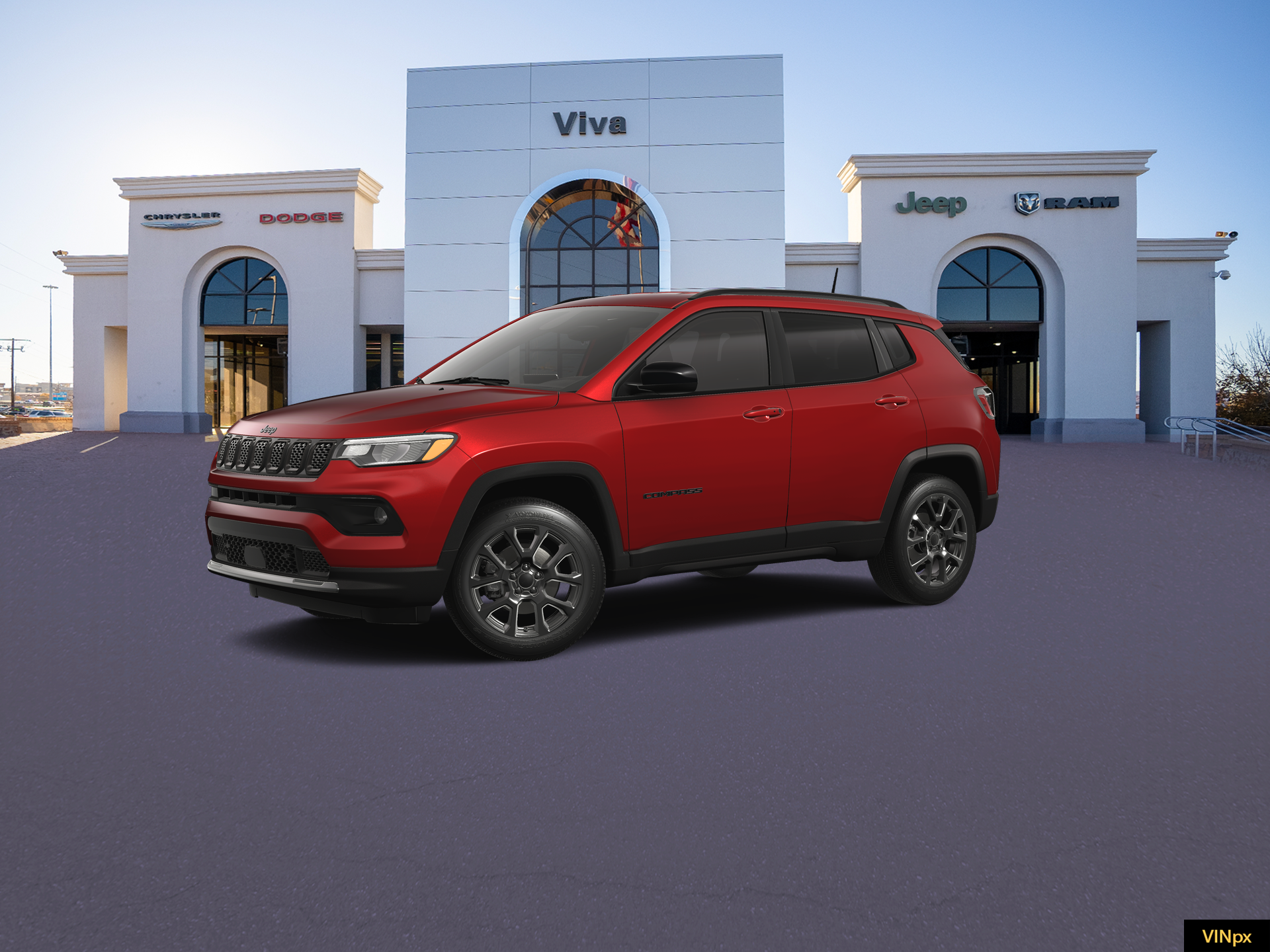 New 2026 Red Hot Pearl-Coat Exterior Paint Jeep Latitude image 14