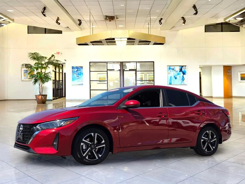 Certified Used 2024 Red Nissan SV image 1