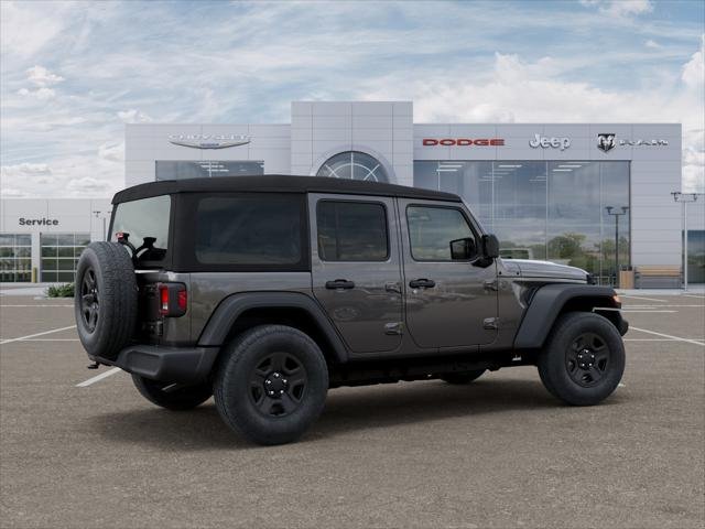 New 2026 Granite Crystal Metallic Clear-Coat Exterior Paint Jeep 4-Door Sport 4x4 image 30