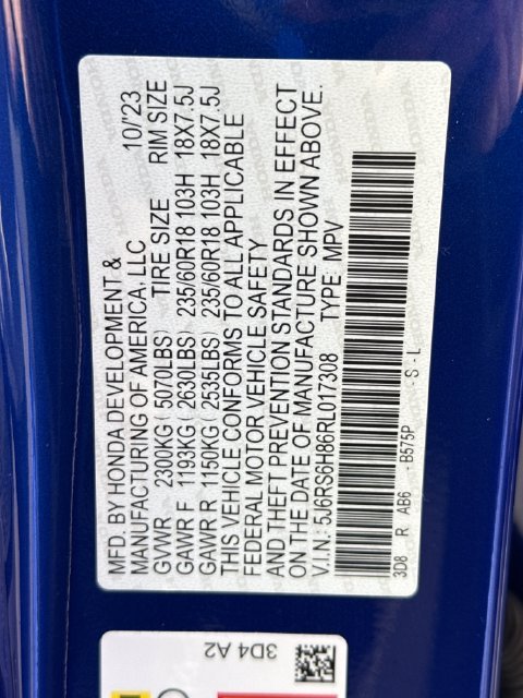 Certified Used 2024 Still Night Pearl Honda Sport-L image 19
