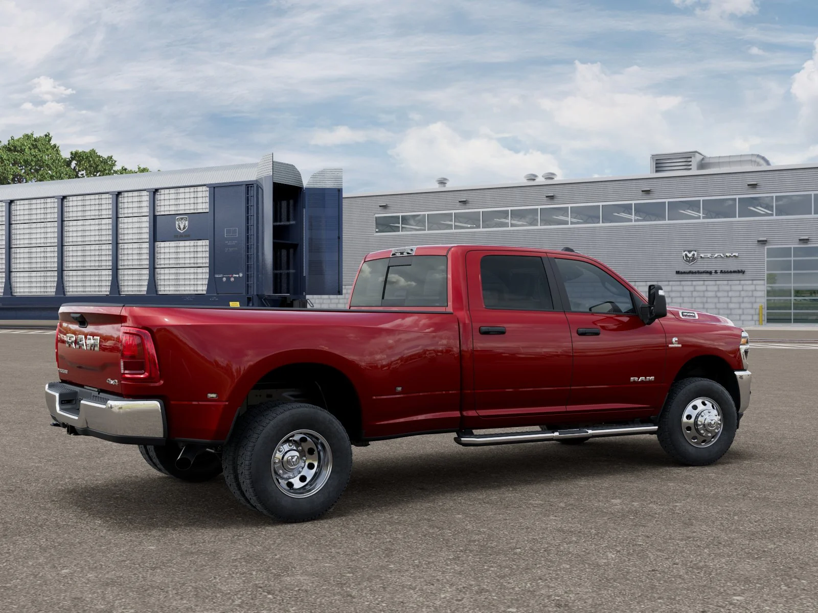 New 2026 Molten Red Pearl-Coat Exterior Paint RAM Big Horn image 2