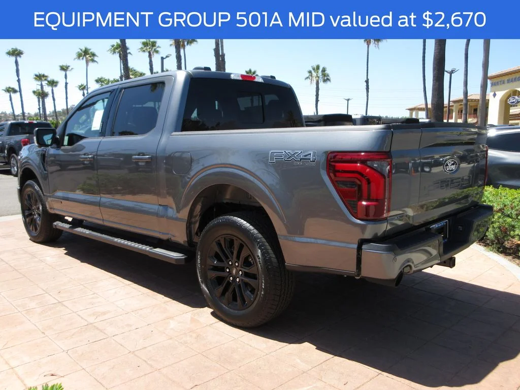 New 2026 Carbonized Gray Metallic Ford Lariat image 2
