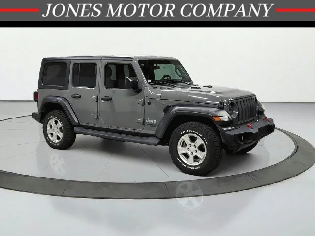 Used 2021 Gray Jeep Unlimited Sport S image 1