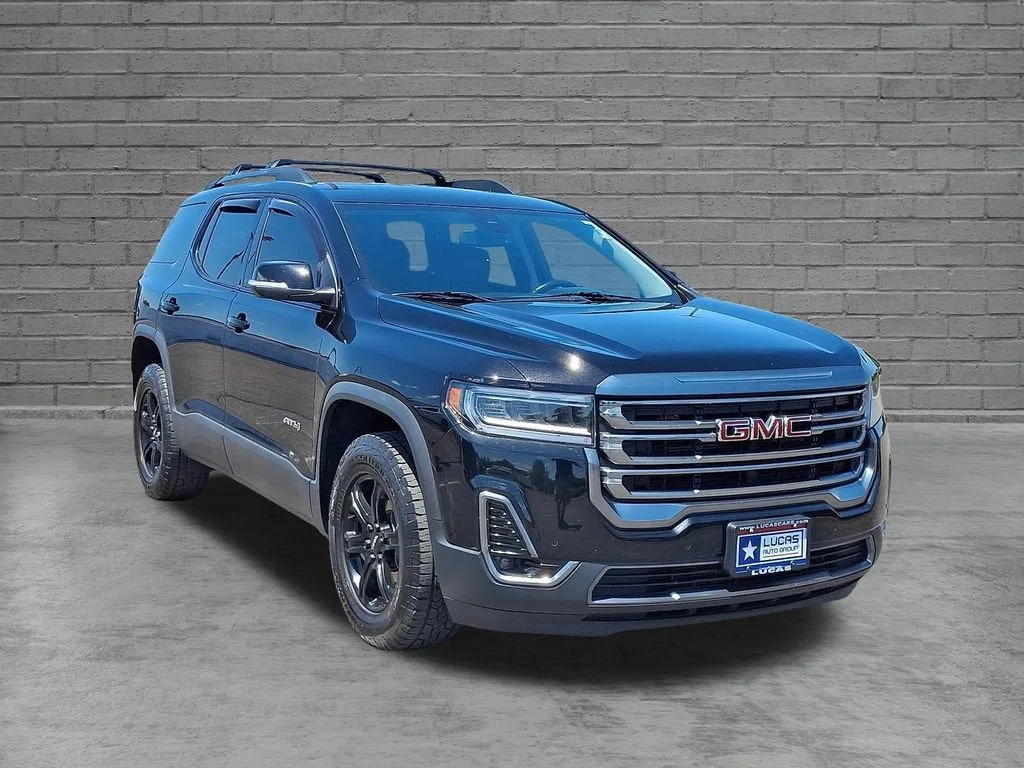 Used 2021 EBONY TWILIGHT METALLIC GMC AT4 image 44