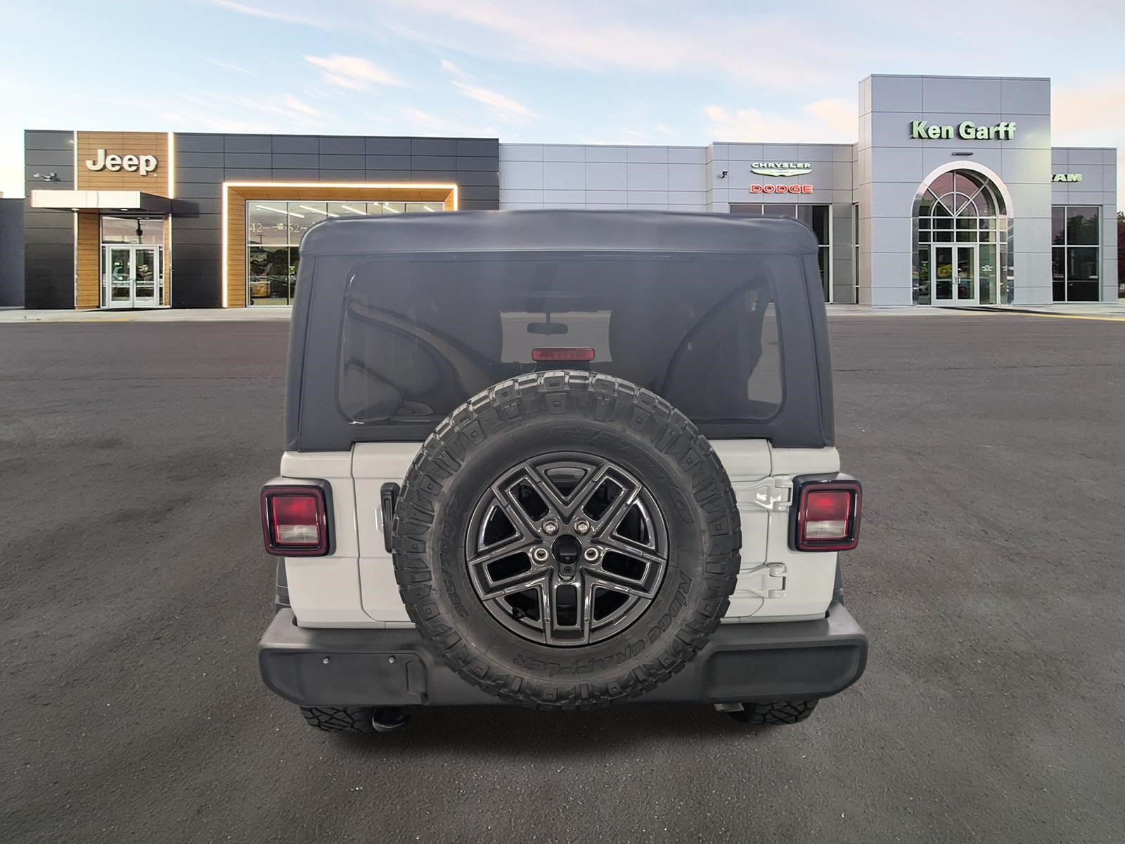 Used 2026 Bright White Clearcoat Jeep Sport image 5