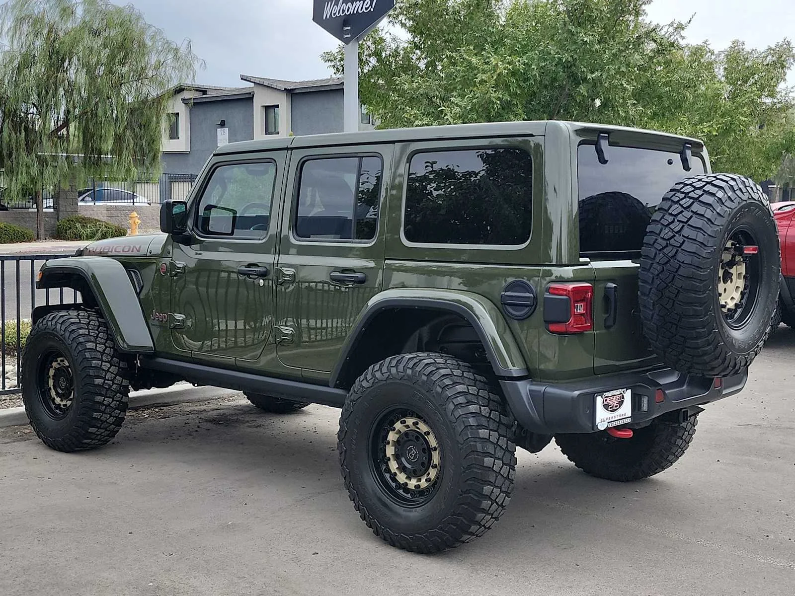 Used 2021 Sarge Green Clearcoat Jeep Unlimited Rubicon image 6