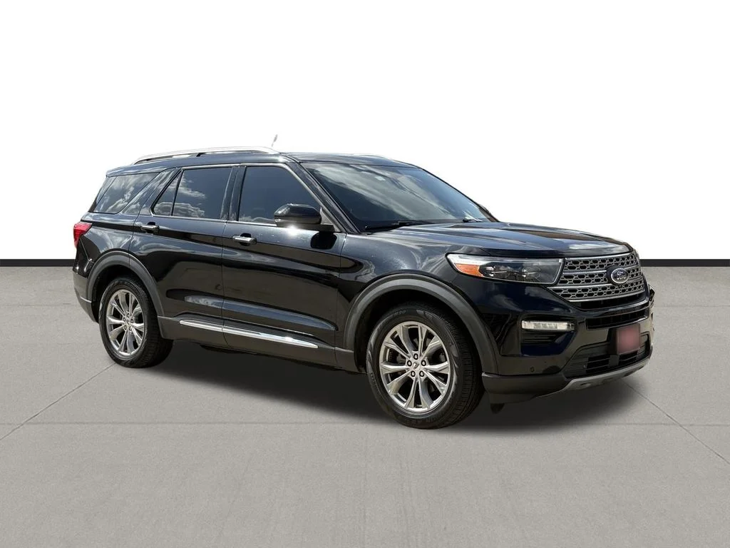 Used 2022 Black Metallic Ford Limited image 3