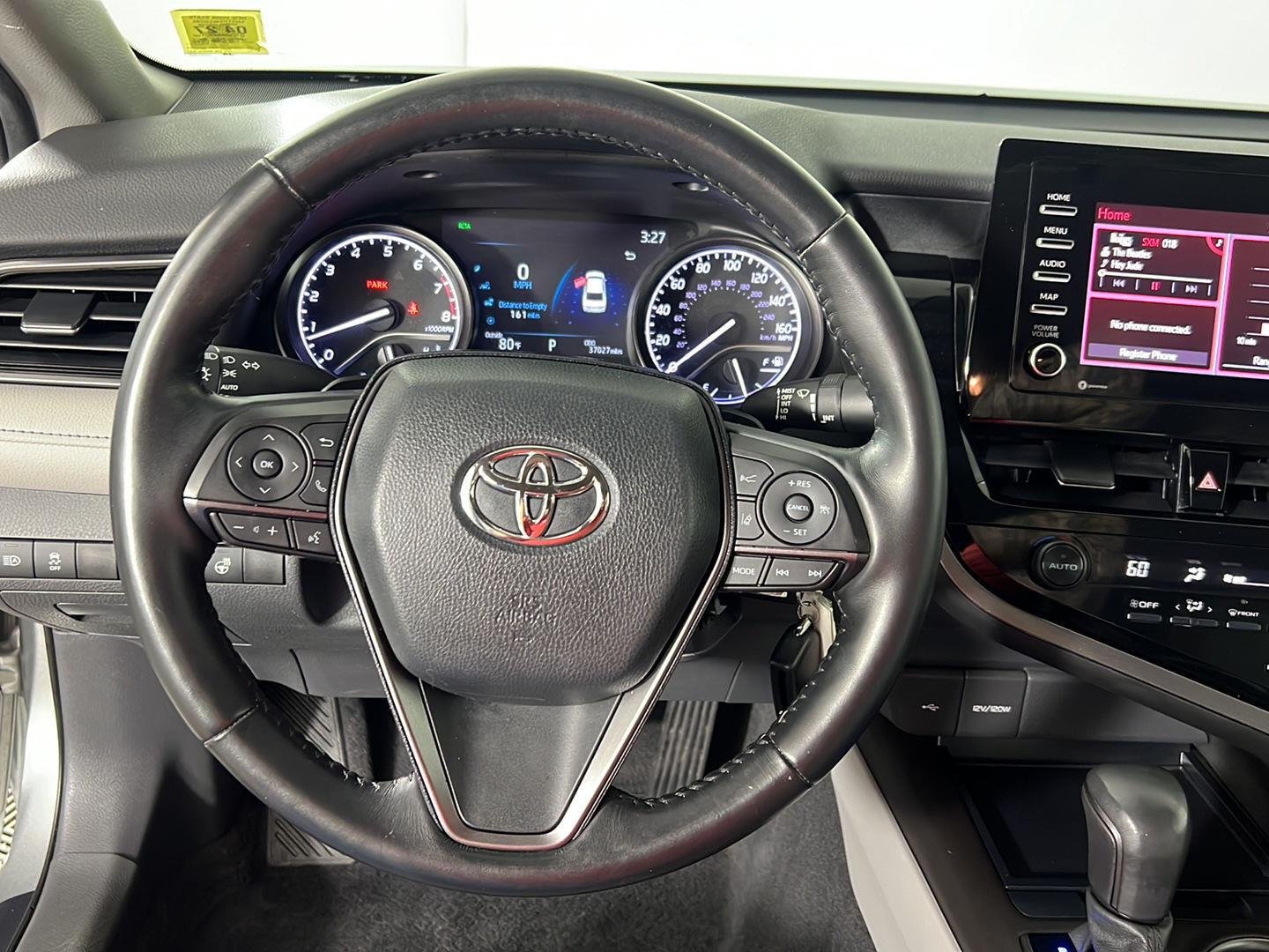 Used 2021 Celestial Silver Metallic Toyota SE image 15