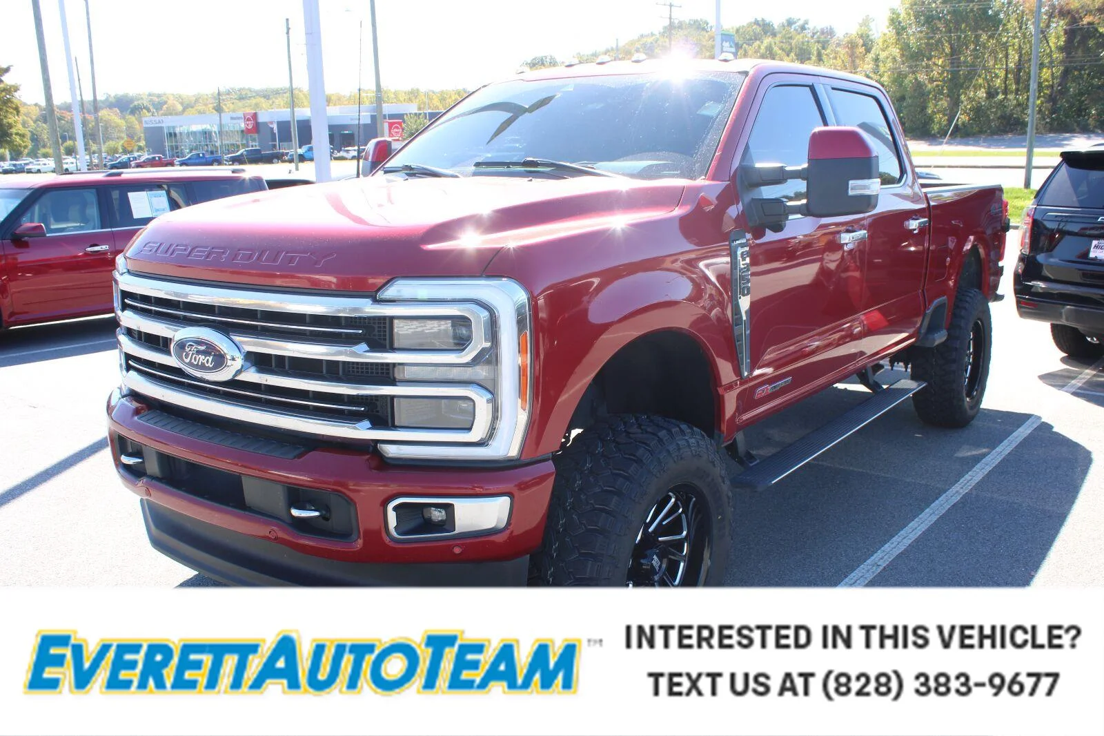 Used 2023 Rapid Red Metallic Tinted Clearcoat Ford Limited image 1