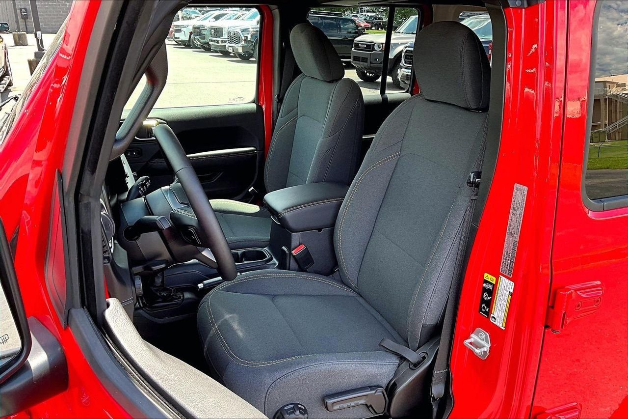 Used 2025 Firecracker Red Clearcoat Jeep Sahara 4xe image 23
