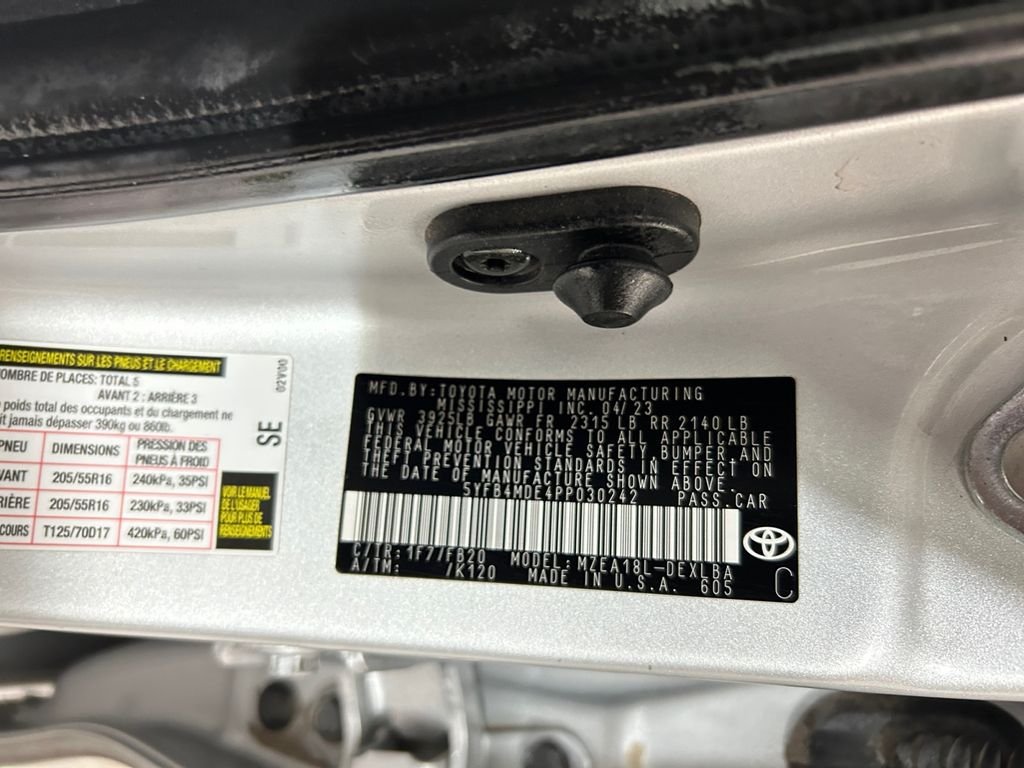 Used 2023 Silver Toyota LE image 20