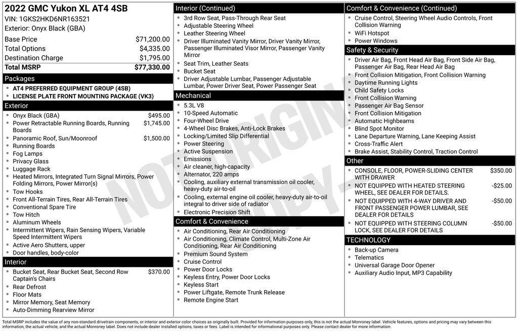 Used 2022 Black GMC AT4 image 6