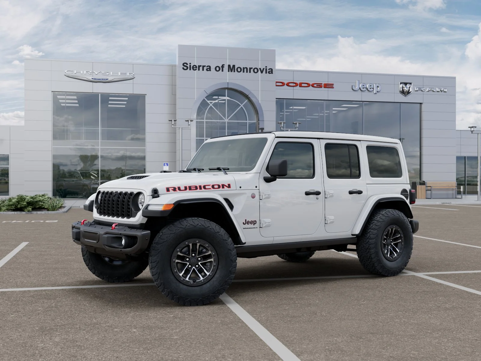 New 2027 Bright White Clear-Coat Paint Jeep Rubicon image 28