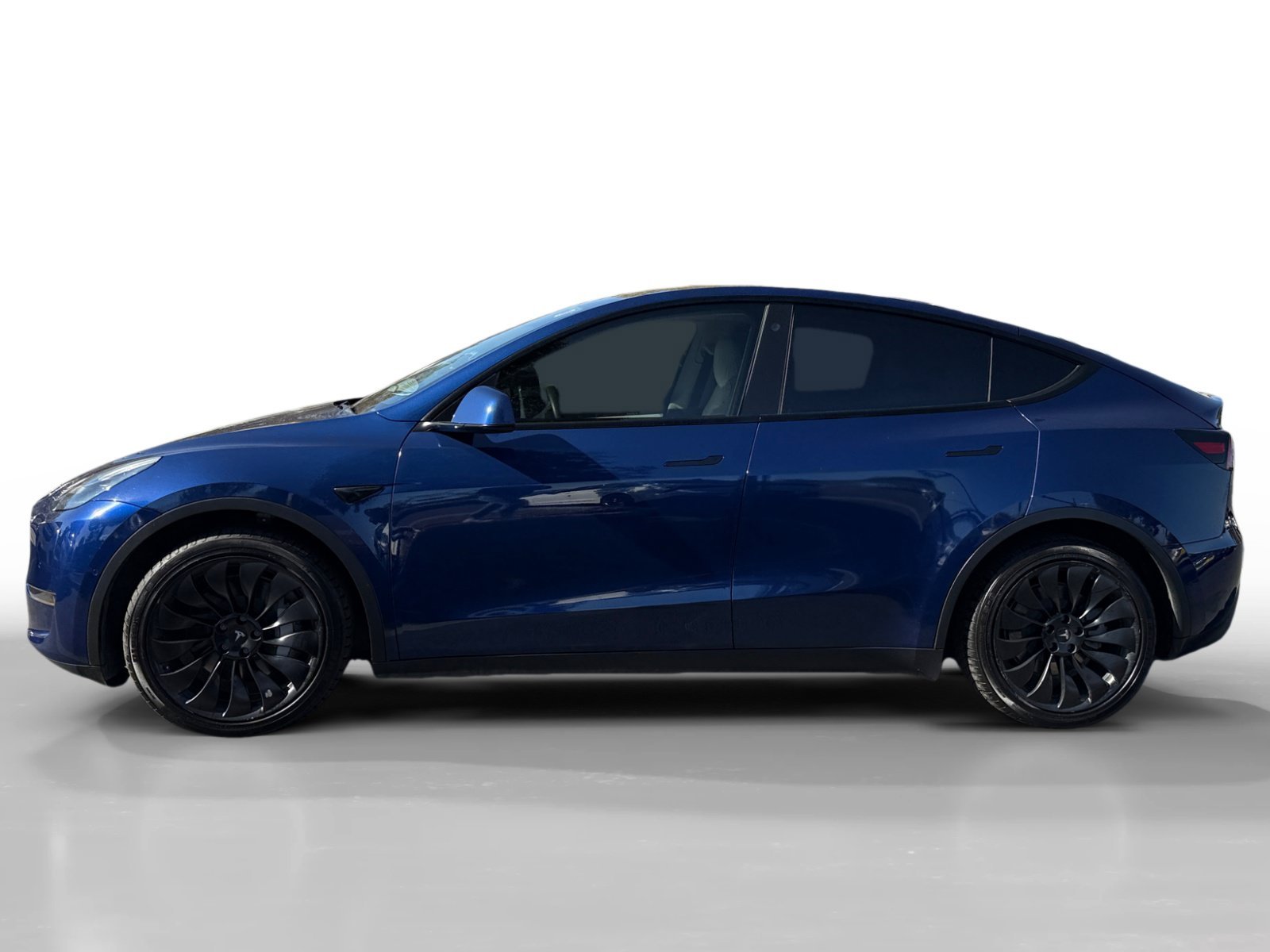 Used 2021 Deep Blue Metallic Tesla Long Range image 2