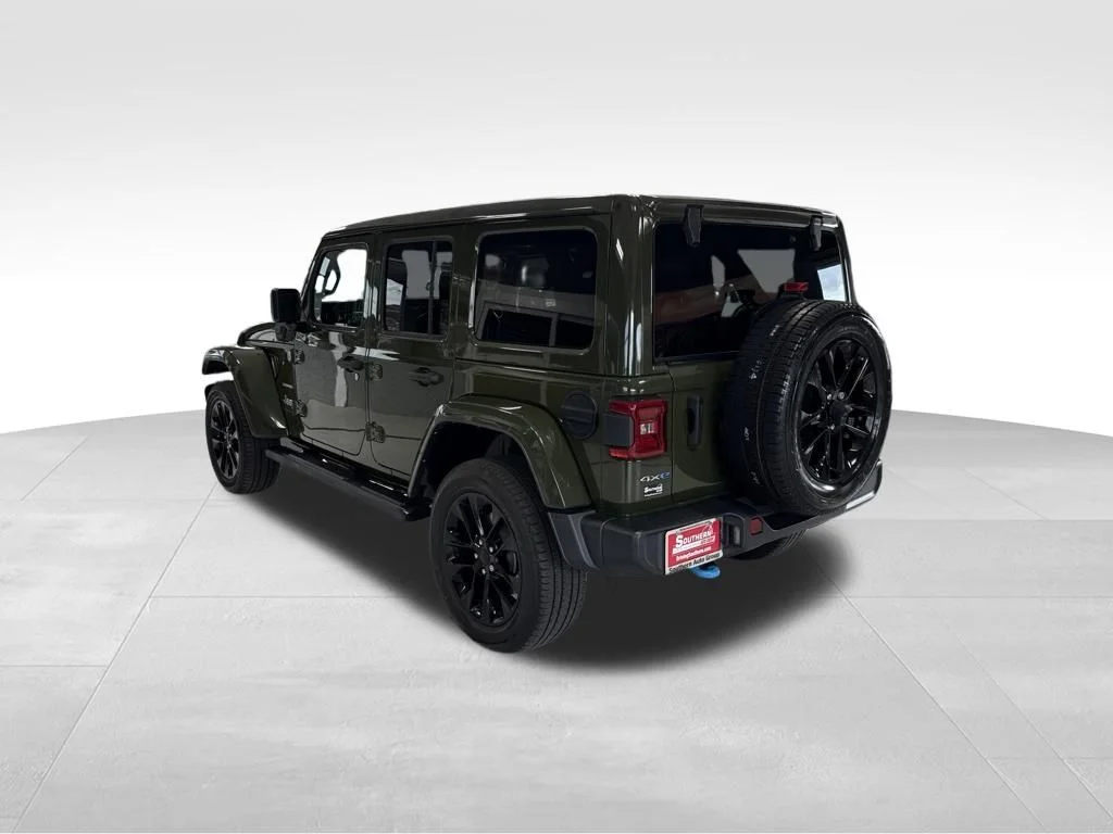 Used 2023 Green Jeep Sahara 4xe image 3