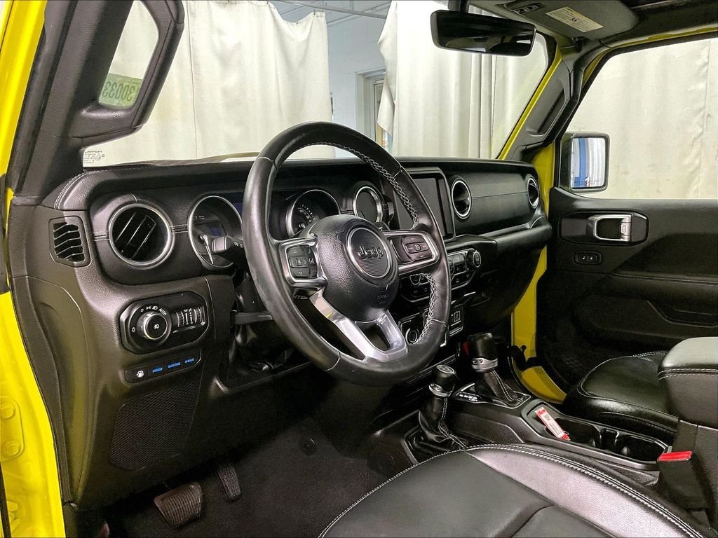 Used 2022 Yellow Jeep Unlimited Sahara 4xe image 8