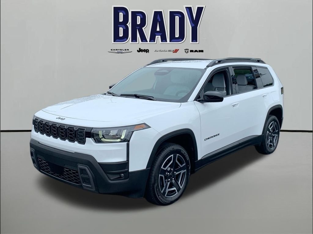 New 2026 Bright White Clear-Coat Exterior Paint Jeep Laredo image 3