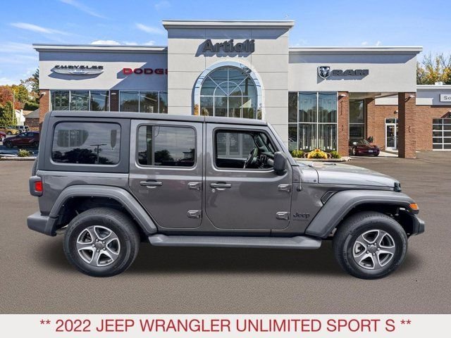 Used 2022 Gray Jeep Unlimited Sport S image 7
