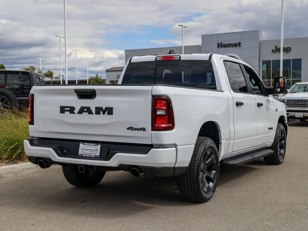 New 2026 Bright White Clear-Coat Exterior Paint RAM Black Express image 3