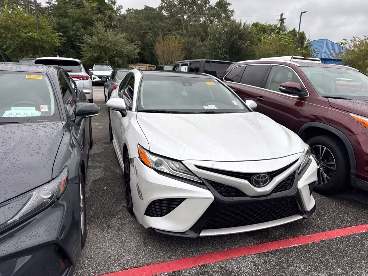 Used 2020 Beige Toyota XSE image 3