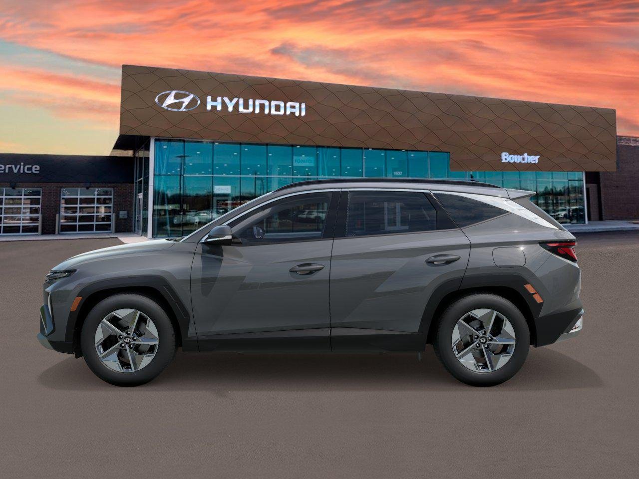 New 2026 Hampton Gray Hyundai SEL Plus AWD image 3