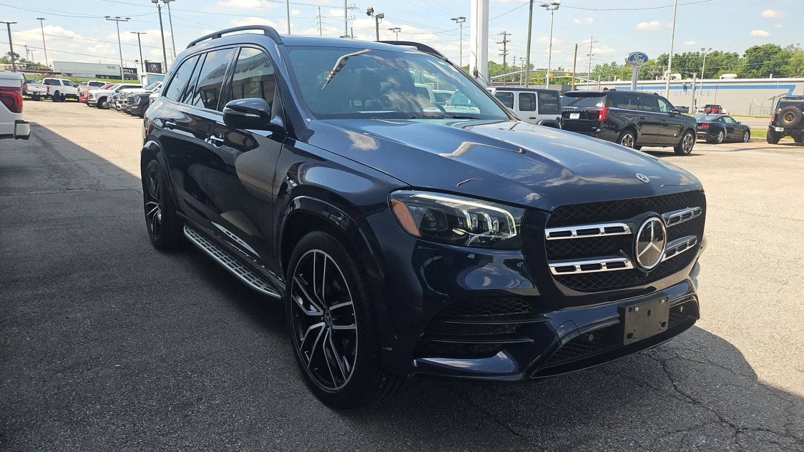Used 2021 Blue Mercedes-Benz GLS 580 image 6