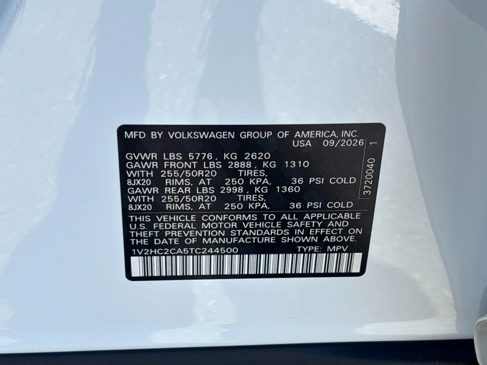 New 2026 Opal White Pearl Volkswagen 2.0T SE w/Technology image 11