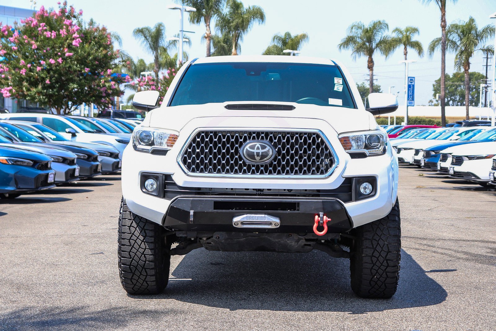 Used 2018 Super White Toyota TRD Sport image 2