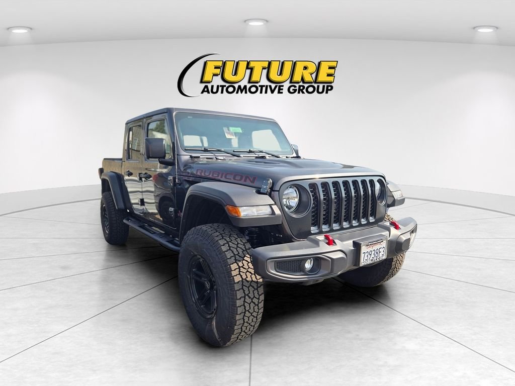 Used 2021 Gray Jeep Rubicon image 1
