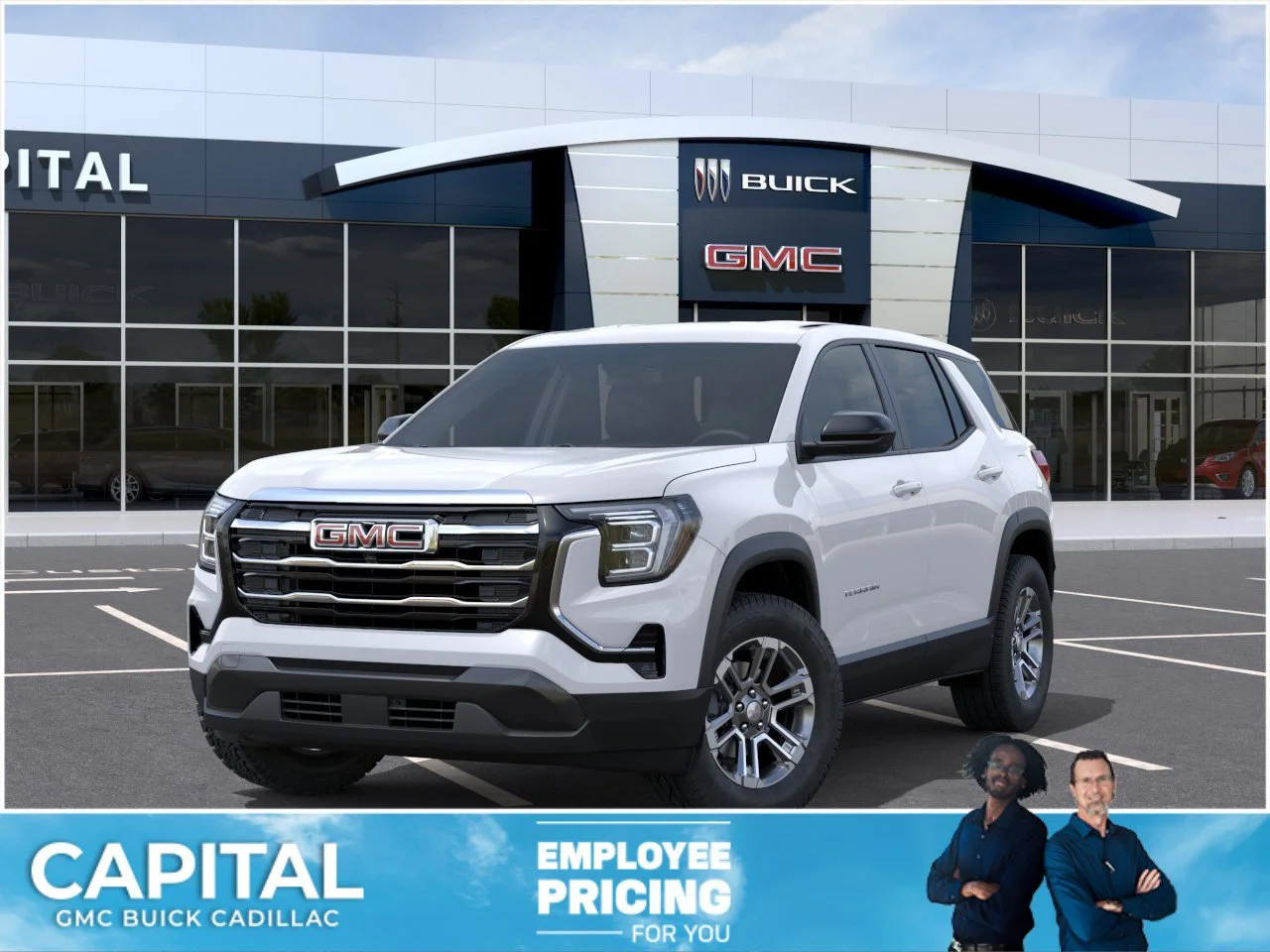 New 2027 Summit White GMC AWD Elevation image 1