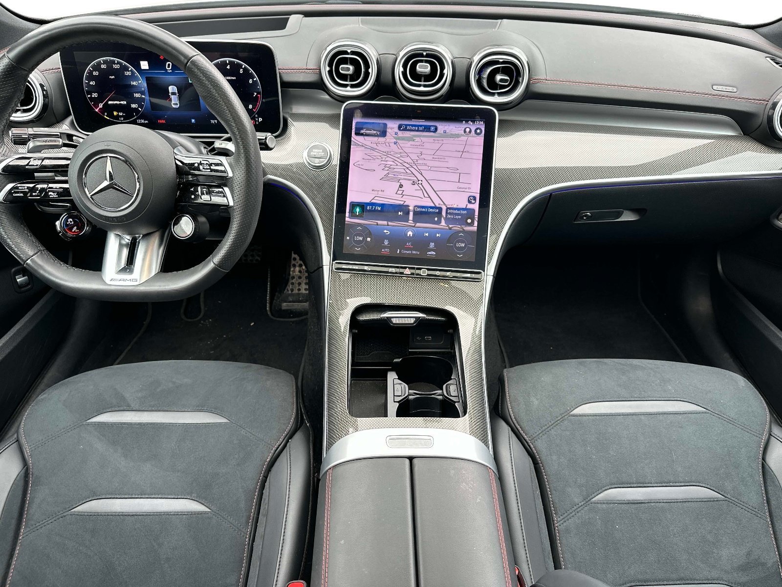 Certified Used 2024 Cirrus Silver Metallic Mercedes-Benz AMG® C 43 image 12