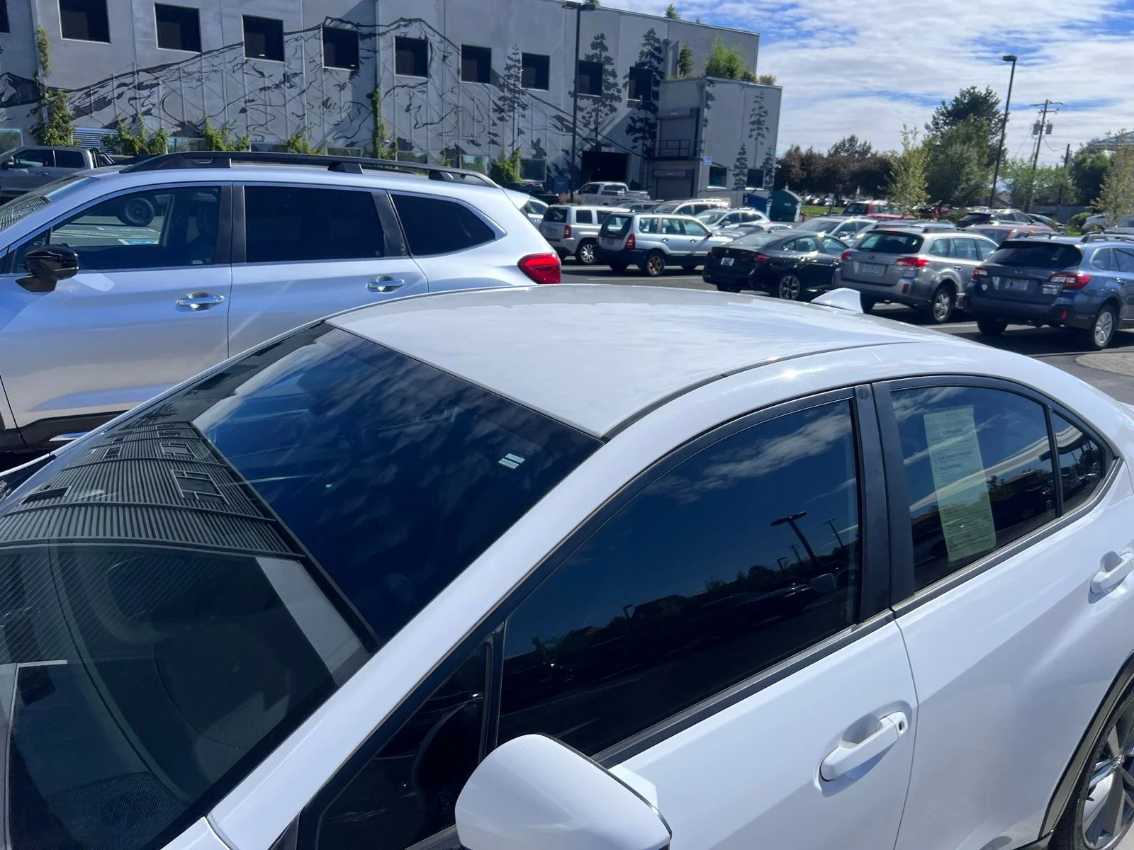 Used 2022 Ceramic White Subaru Base image 11