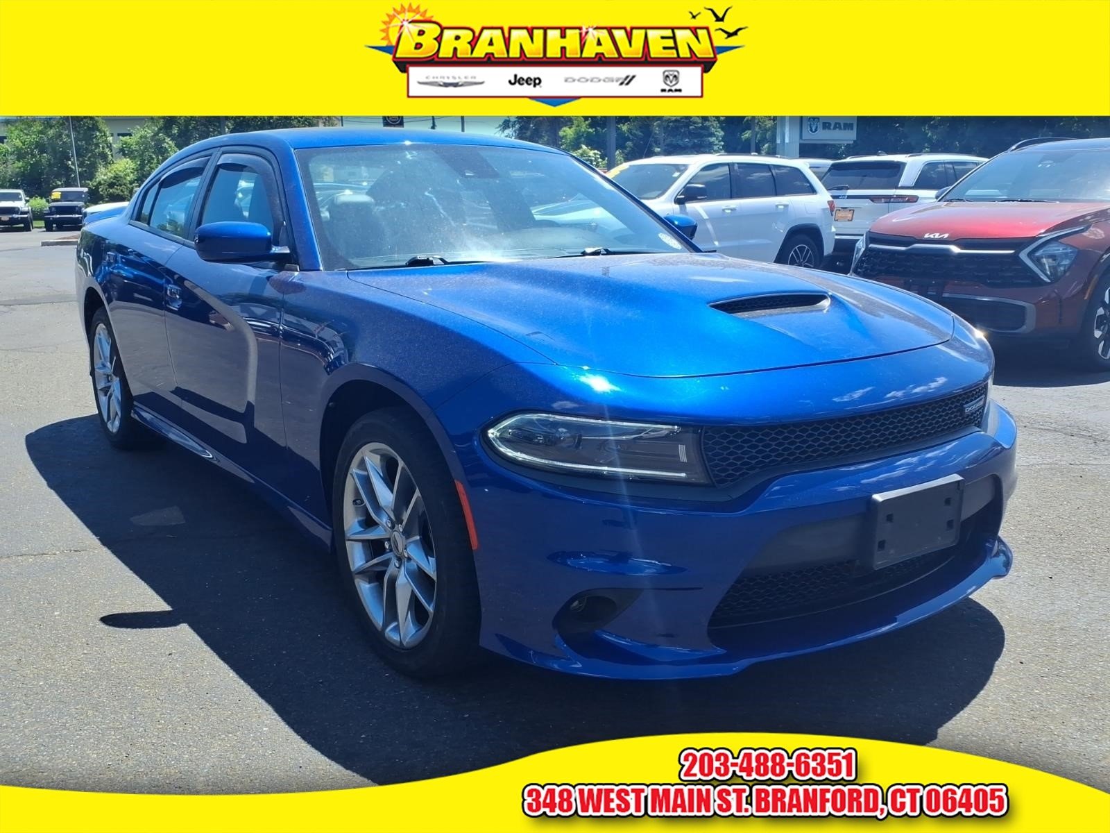Certified Used 2022 Blue Dodge GT image 1