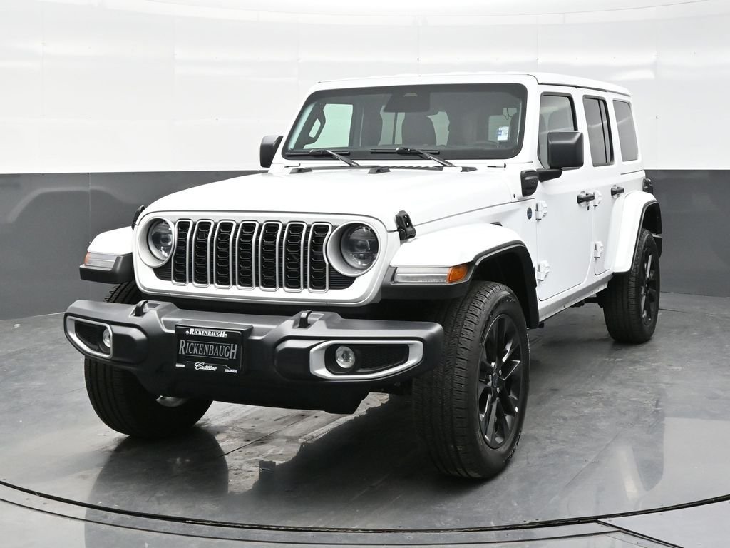 Used 2025 White Jeep Sahara 4xe image 2