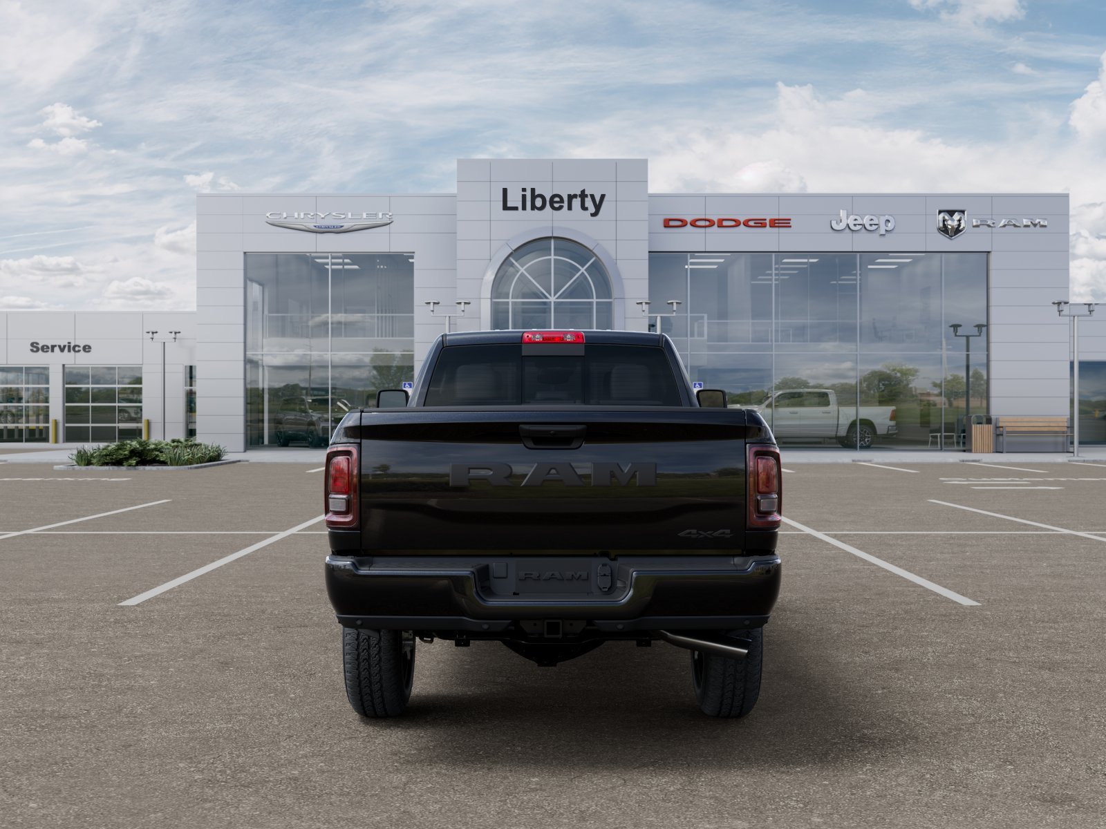 New 2026 Diamond Black Crystal Pearl-Coat Exterior Paint RAM Tradesman image 39