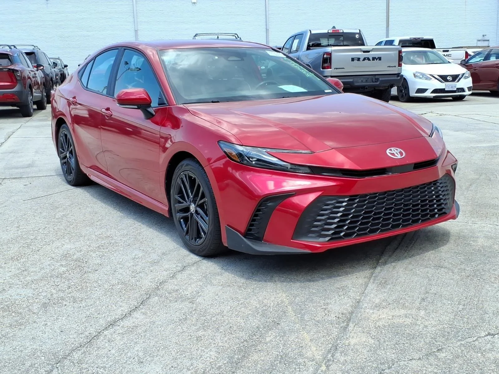 Used 2025 RED Toyota SE image 5