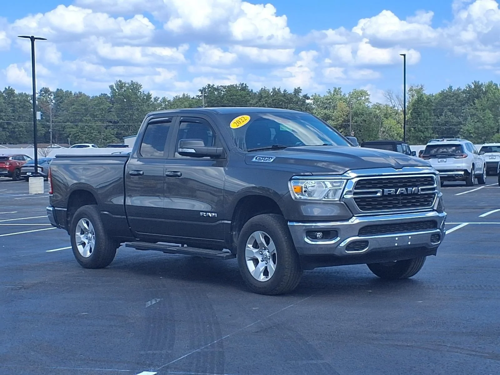 Used 2022 Diamond Black Crystal Pearlcoat Ram Big Horn image 27