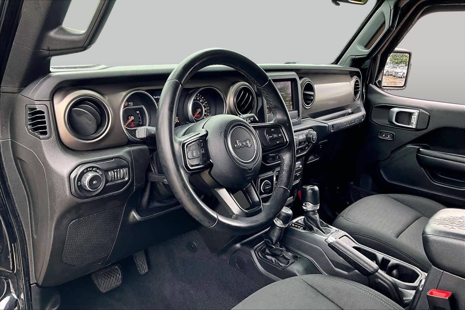 Used 2020 Black Clearcoat Jeep Willys image 15