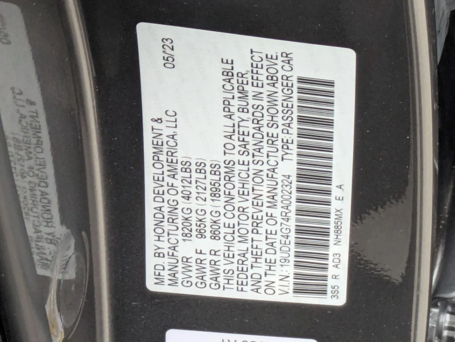 Used 2024 Liquid Carbon Meta Acura w/A-Spec Technology Package image 22