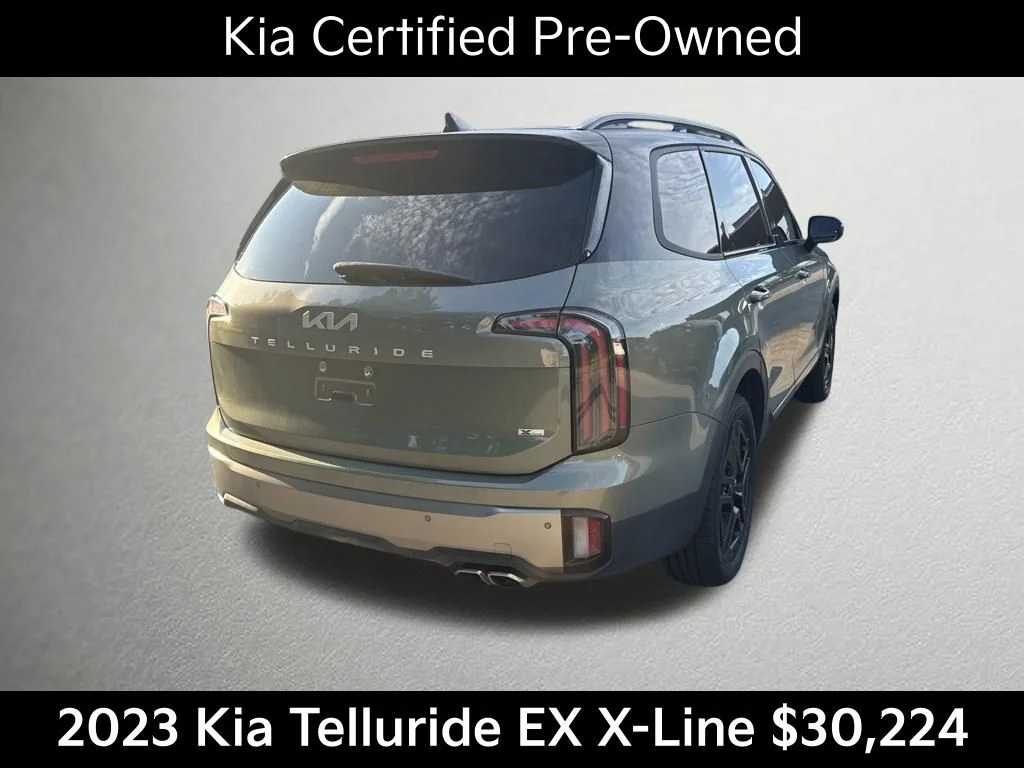 Certified Used 2023 Green Kia EX X-Line image 4