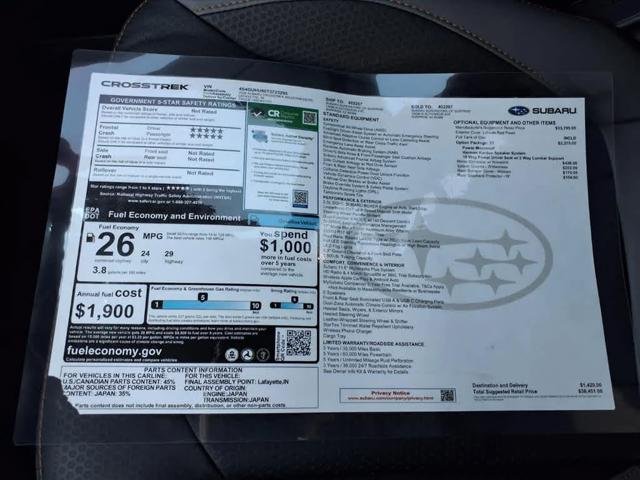 New 2026 LITHIUM RED PEARL Subaru Wilderness image 40