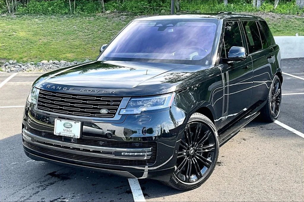 Certified Used 2023 Santorini Black Metallic Land Rover First Edition image 1