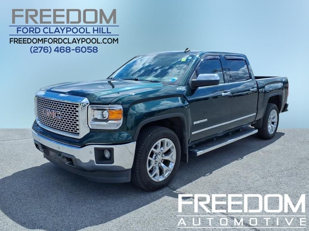 Used 2014 Emerald Green Metallic GMC SLT image 1