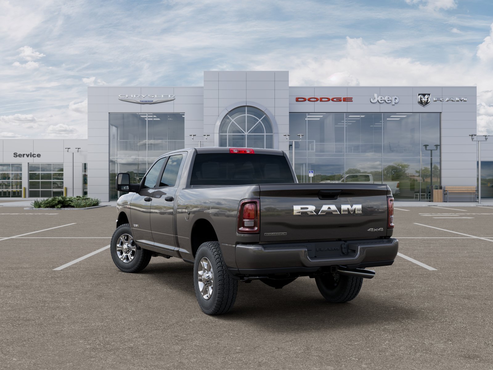 New 2026 Granite Crystal Metallic Clear-Coat Exterior Paint RAM Big Horn image 29