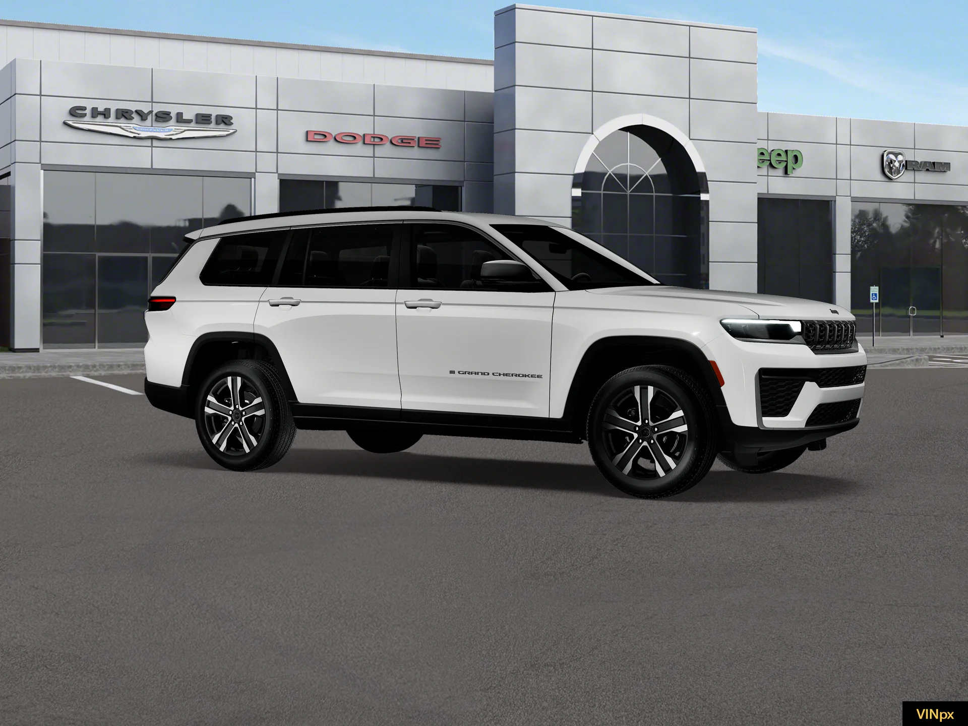 New 2027 Bright White Clear-Coat Paint Jeep Limited image 10