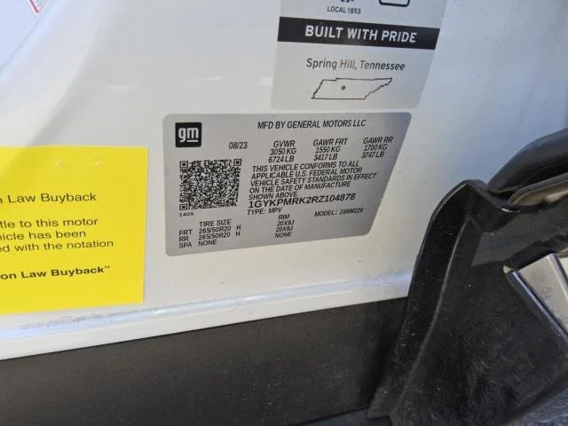 Used 2024 Crystal White Tricoat Cadillac Tech image 27