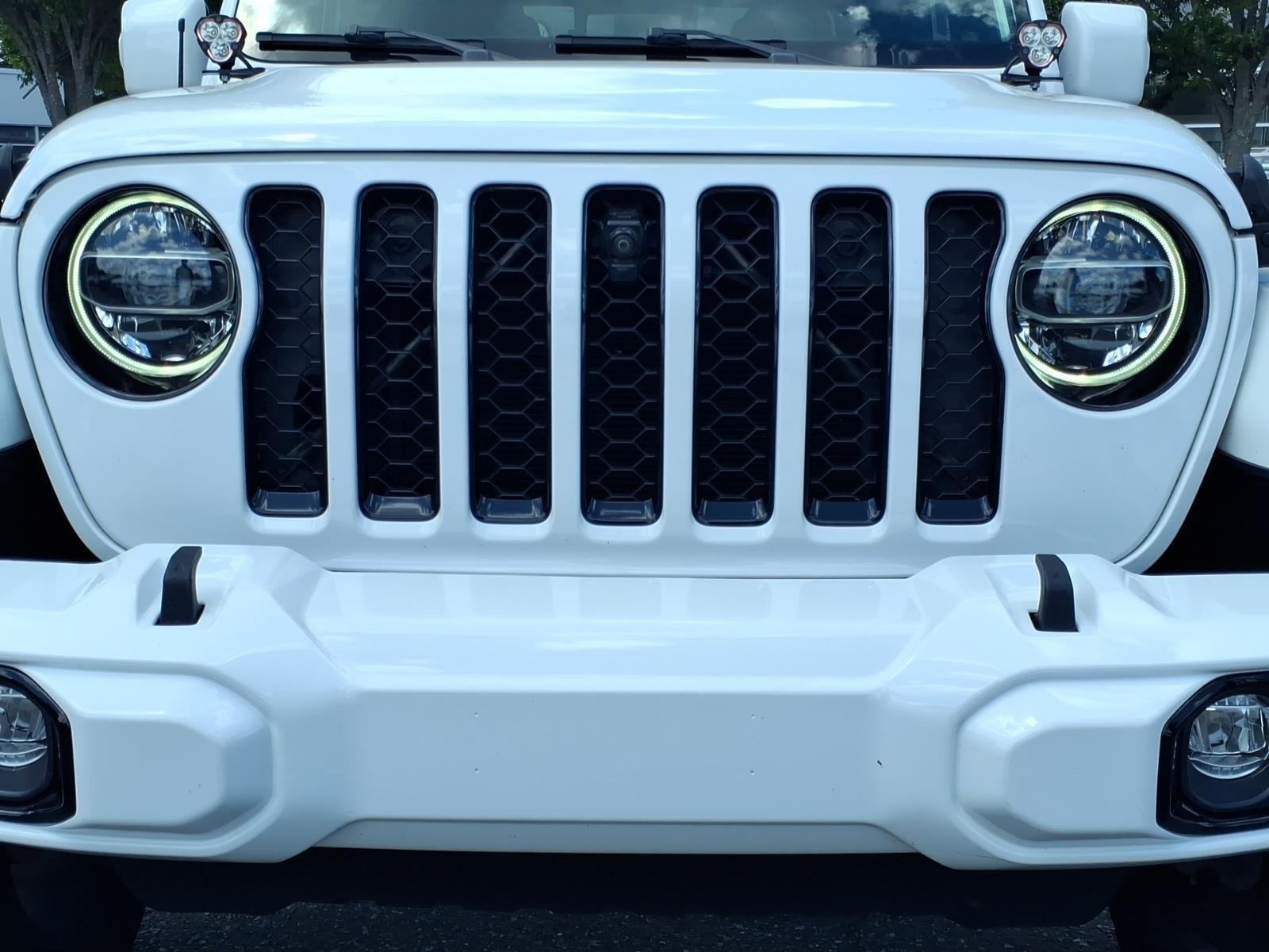Used 2021 Bright White Clearcoat Jeep High Altitude image 14