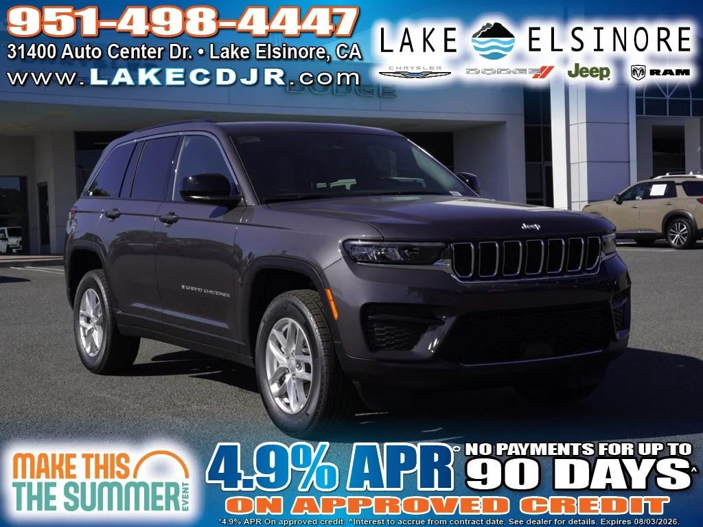New 2026 Baltic Gray Metallic Clear-Coat Exterior Paint Jeep Laredo X image 1